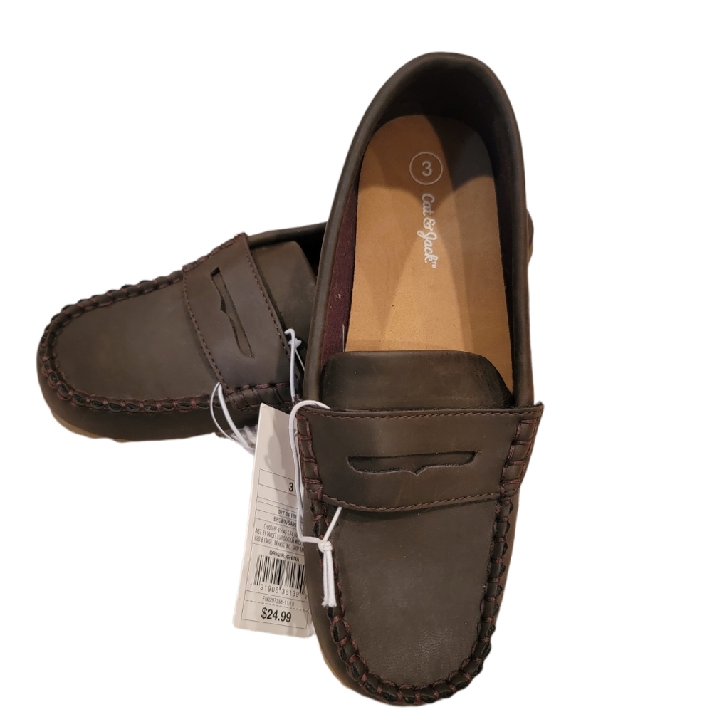 Cat&Jack boy dress shoes size 3Y